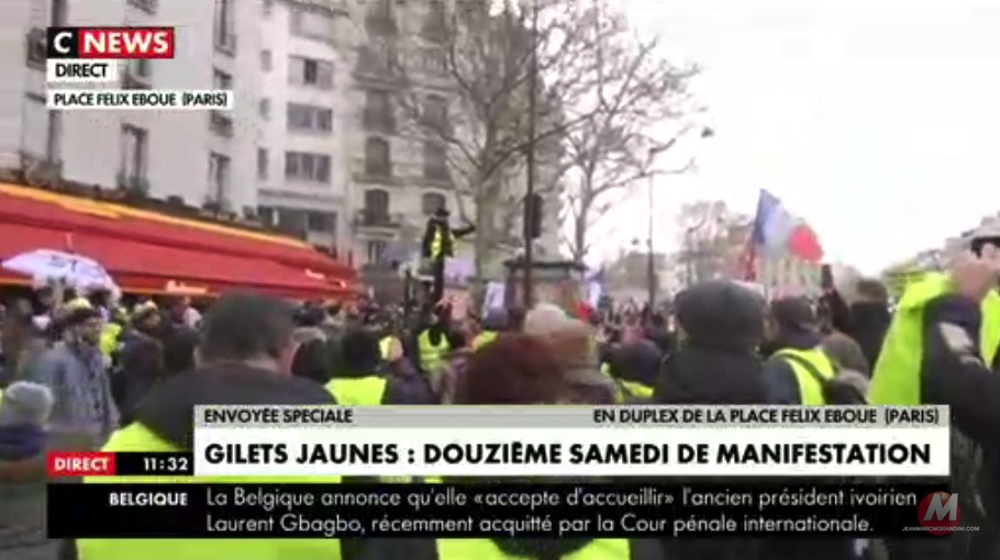 Gilets jaunes – Jerome Rodrigues direct 12:00