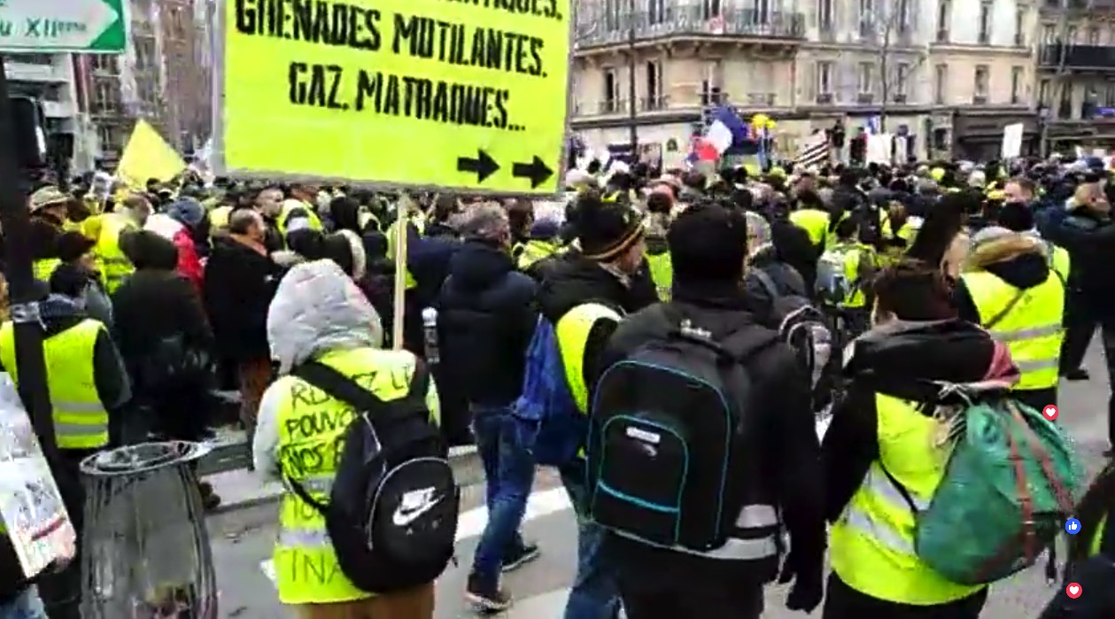 Direct : Marche Des blessés Acte 12- Paris