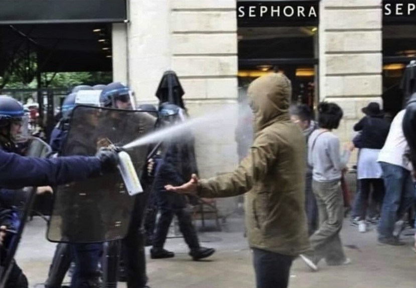 Manifestation en France : protéger son visage n’est pas un délit