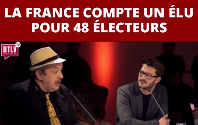La France compte un élu pour 48 électeurs : décryptage