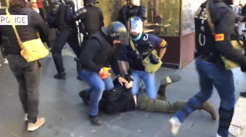Acte 19 – Nice (06) – Arrestation d’un manifestant