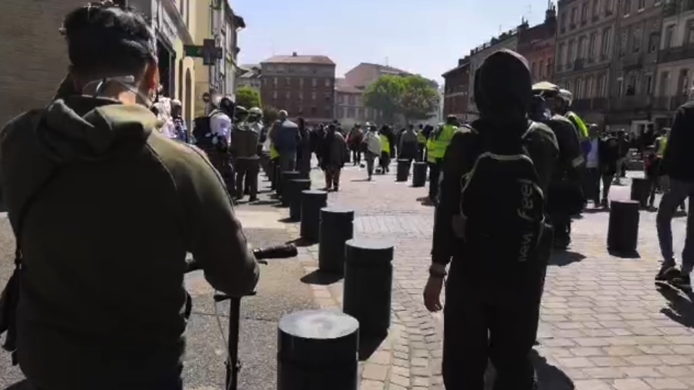 Toulouse acte 22 départ du cortège