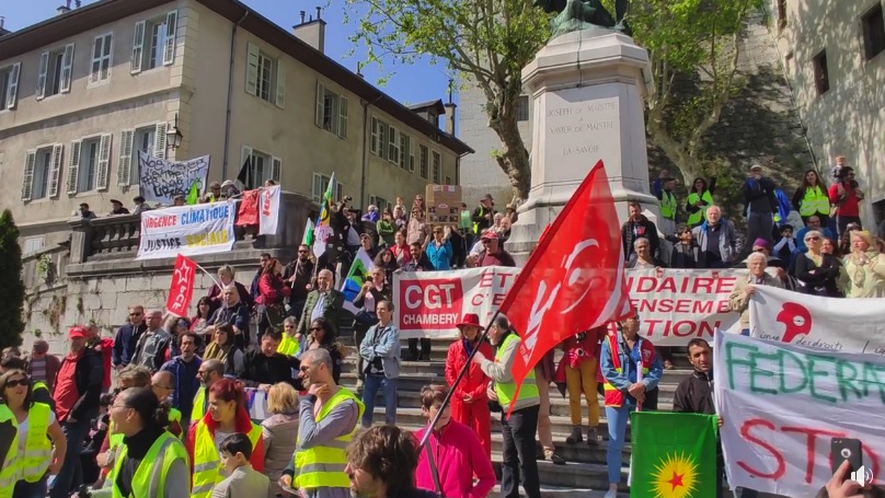 1er Mai : la manifestation à Chambéry