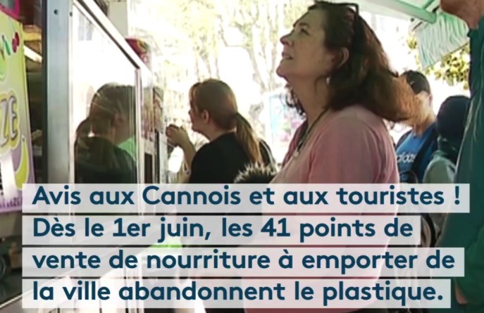 Bravo ! La ville de Cannes applique dès maintenant le zéro plastique jetable !