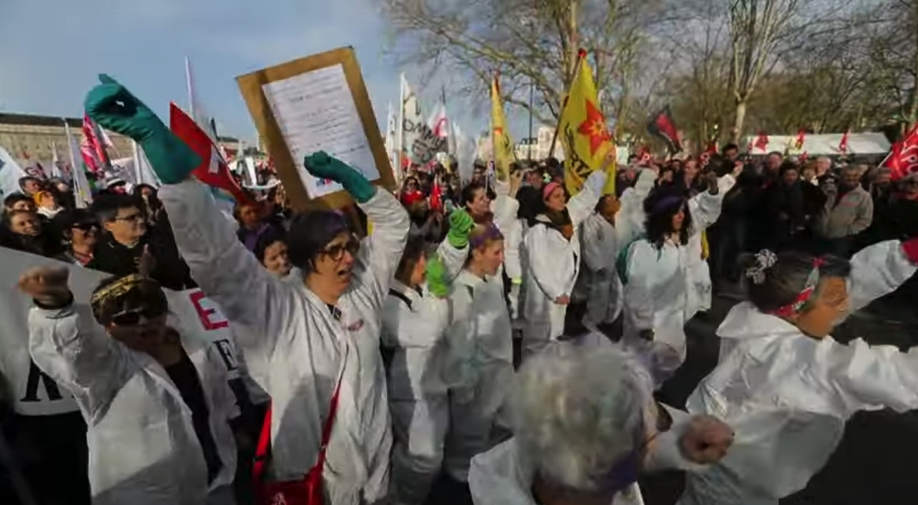 sud ouest : Manifestation contre la réformes des retraites