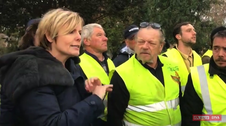 Des parlementaires rencontrent les gilets jaunes à Colmar