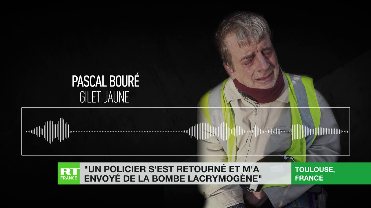 Témoignage de Pascal Bouré, le Gilet jaune handicapé aspergé de gaz lacrymogène lors de l’acte 16