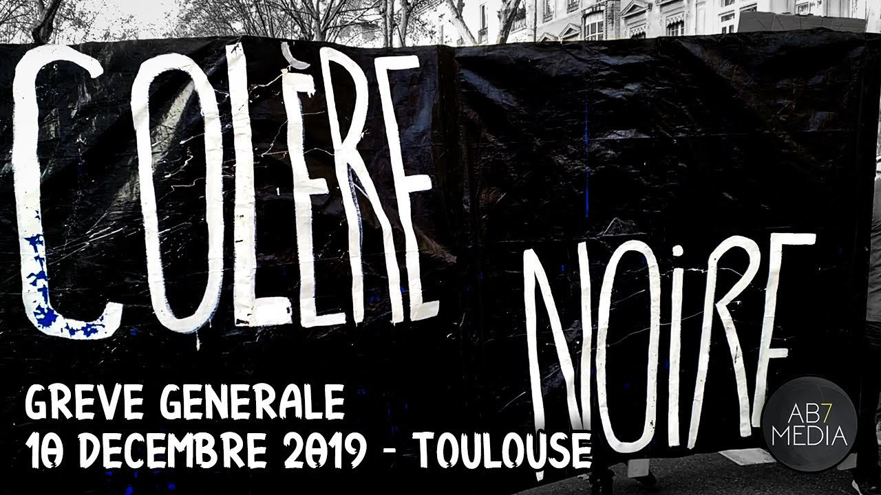 TOULOUSE MANIFESTATION 10 DÉCEMBRE GRÈVE GÉNÉRALE