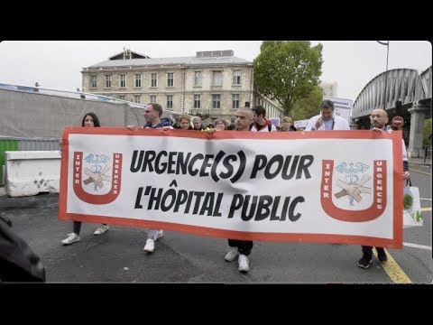 Vote du PLFSS : manifestation des hospitaliers