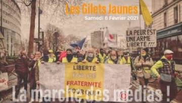 En direct: Les Gilets Jaunes et la marche des médias #Paris