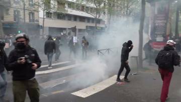 1er-Mai : violents incidents durant la manifestation (1er Mai 2021, Paris)