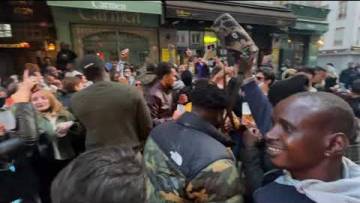 La police fait respecter le couvre-feu à Chatelet (22 mai 2021, Paris)