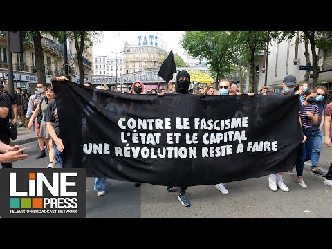 Manifestation contre les idée d’extrême droite / Paris – France 12 juin 2021