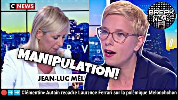 Sang froid magistral Clémentine Autain recadre Ferrari sur l’affaire Mélenchon
