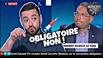 David Guiraud (FI) recadre David Corceiro (Modem) sur la vaccination obligatoire