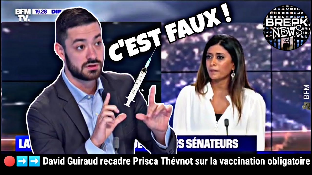 David Guiraud (FI) recadre Prisca Thévnot (LREM) sur la vaccination obligatoire
