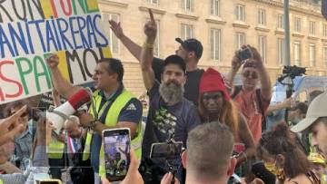 Manifestation contre le pass sanitaire devant l’Assemblée Nationale (21 juillet 2021, Paris)