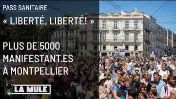 #PassSanitaire “Liberté, Liberté!” – Plus de 5000 manifestant·es à Montpellier