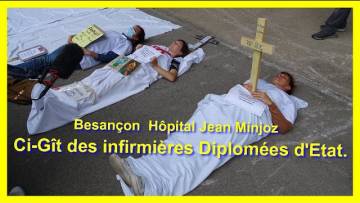 Besançon : Ci-Gît des infirmières Diplômées d’État