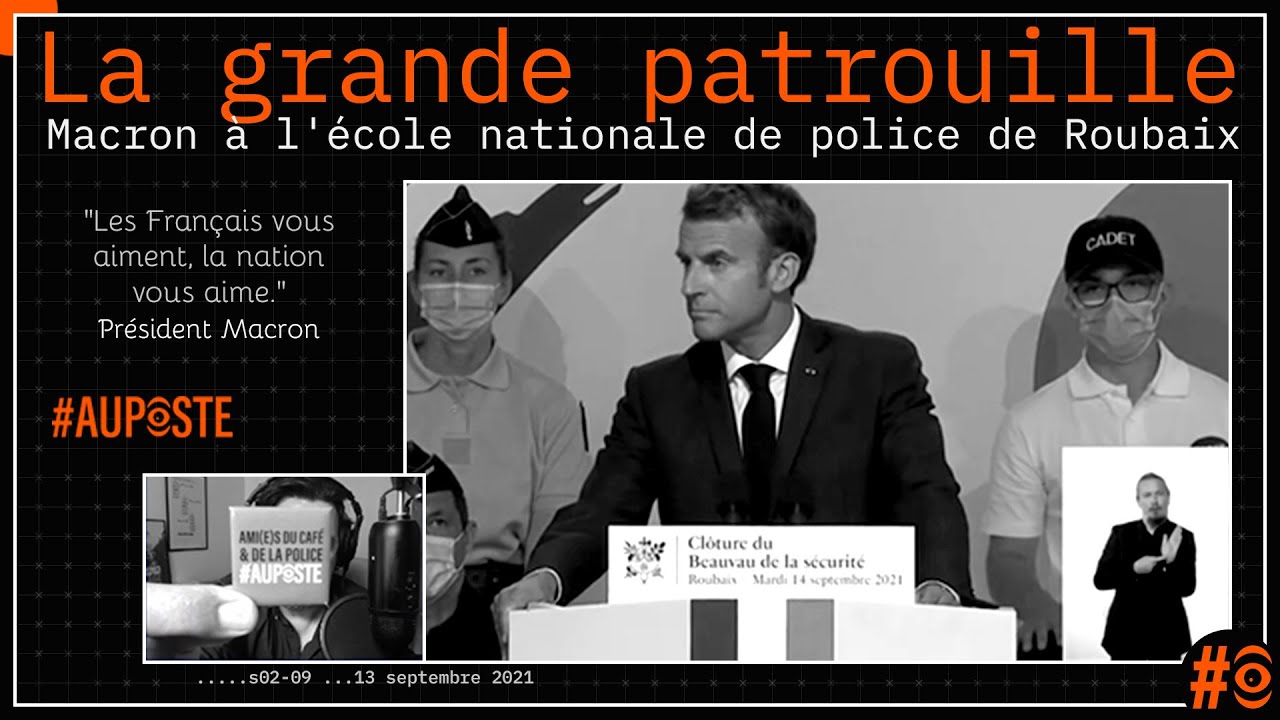 Macron, la #police, ses annonces (au Beauvau de la Sécurité)