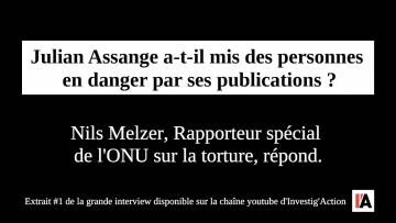 L’affaire Julian Assange par Nils Melzer, Rapporteur spécial de l’ONU sur la torture