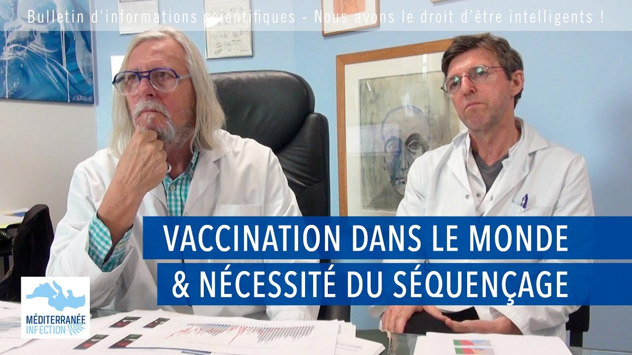 Vaccination dans le monde et nécessite du séquençage