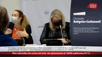 Effets indésirables des vaccins anti-covid: des représentants de l’ANSM auditionnés au Sénat (01/12)