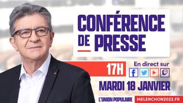 Europe – Conférence de presse de Jean-Luc Mélenchon