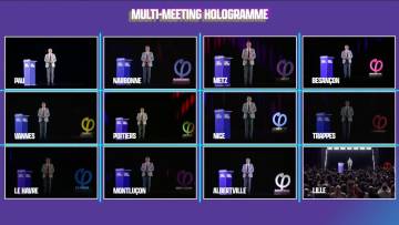Multi-meeting hologramme de Jean-Luc Mélenchon : un choix de société