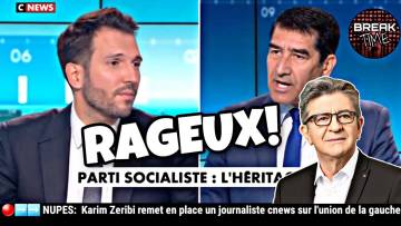 Karim Zeribi remet en place un journaliste sur l’union de la gauche