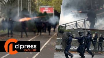 Tirs de mortiers et incidents devant le lycée Joliot-Curie (17 octobre 2022, Nanterre, France)