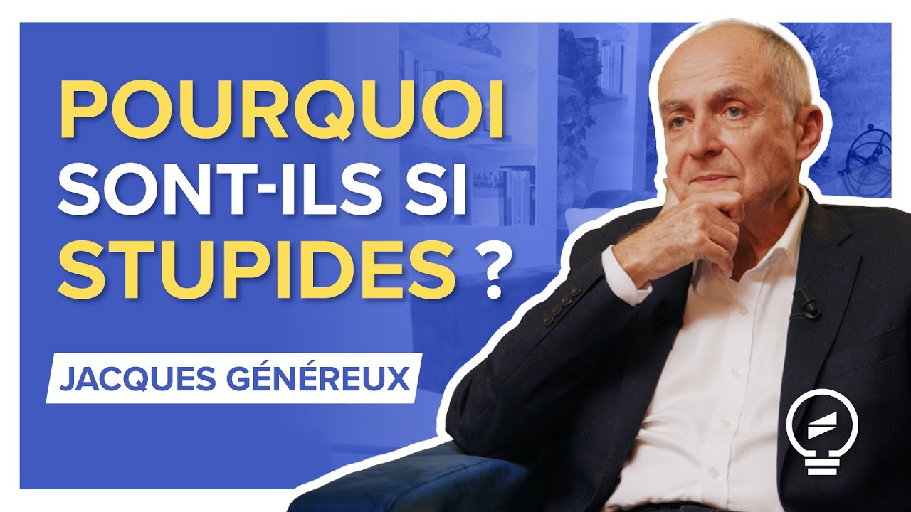 LA BÊTISE A PRIS LE POUVOIR ! COMPRENDRE LE CERVEAU DE NOS « ÉLITES » – Jacques Généreux