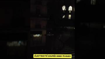 Paris dans l’obscurité. 75 rues et 125 000 foyers se sont retrouvés sans électricité