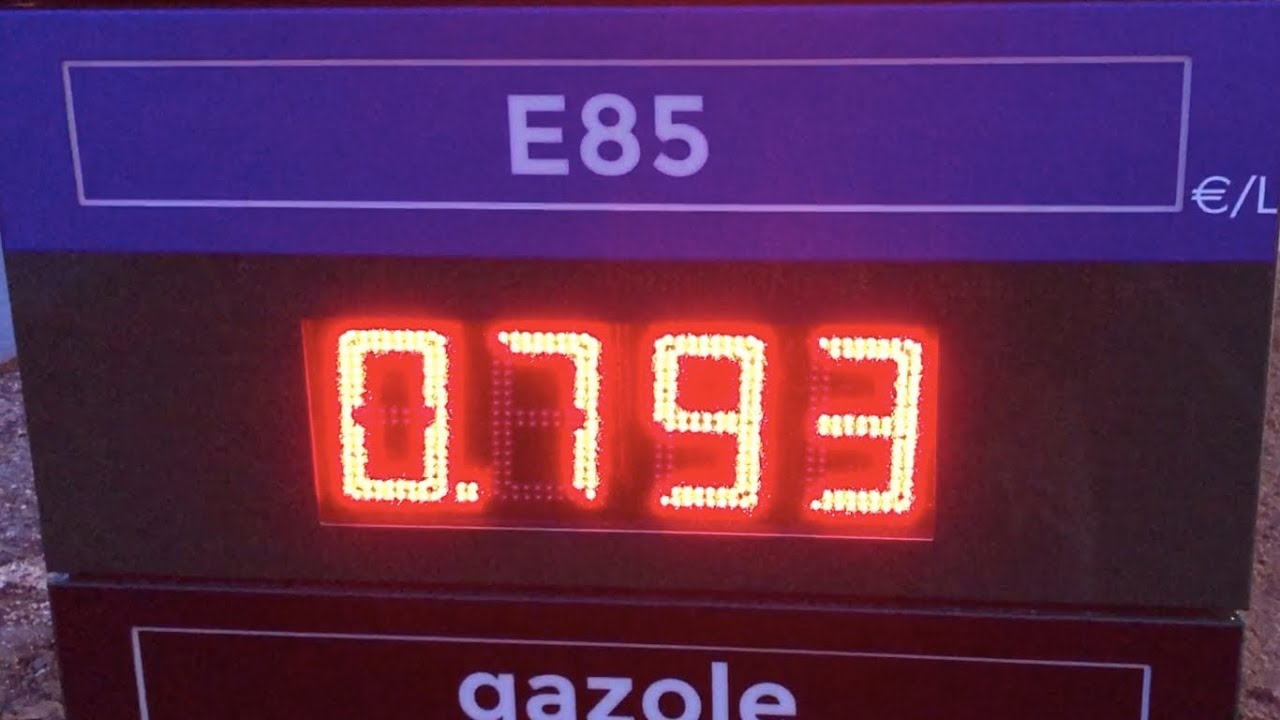 Comment payer votre essence moins de 1 euros le litre (E85)