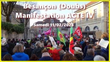 Besançon : ACTE IV Manifestation contre la réforme des retraites