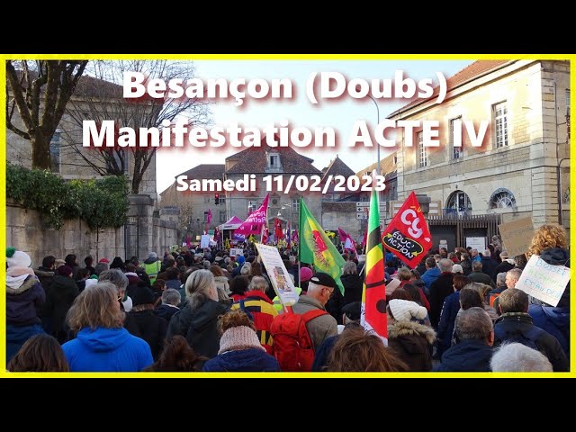 Besançon : ACTE IV Manifestation contre la réforme des retraites