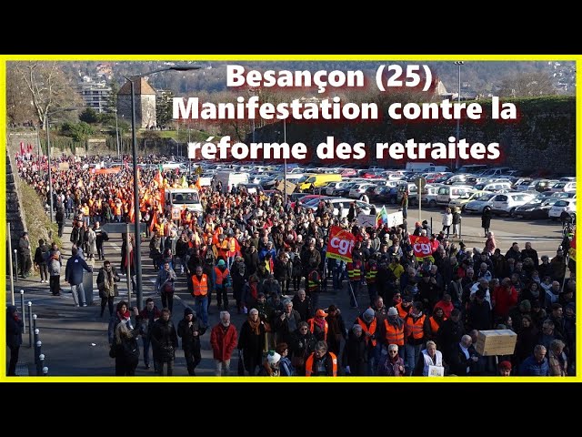 Besançon : Manifestation contre la réforme des retraites le mardi 07/02/2023