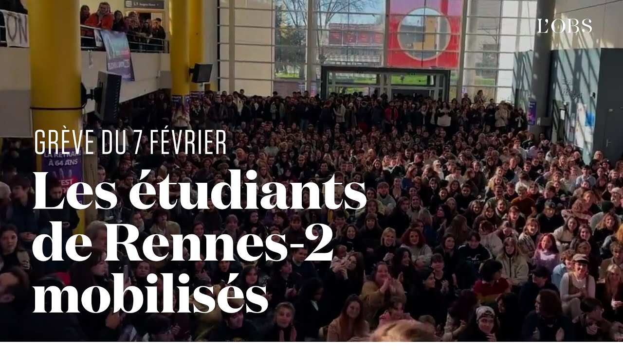 Grève du 7 février contre la réforme des retraites : l’université Rennes-2 bloquée