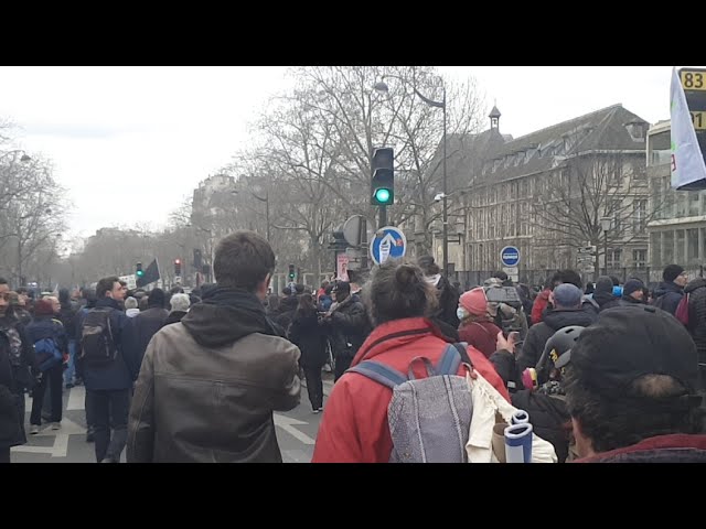 En Direct Retraite Mobilisation du 7 mars Paris
