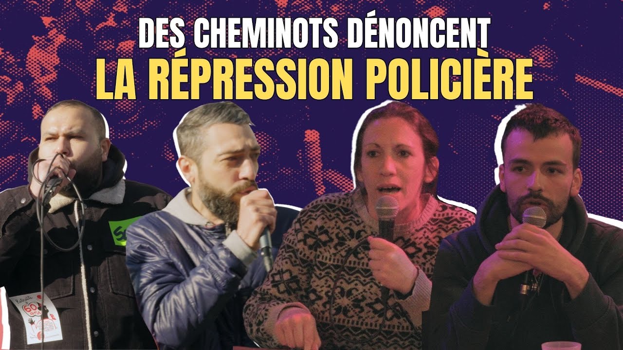 Syndicaliste éborgné, Sainte-Soline, réquisitions : des cheminots dénoncent la répression