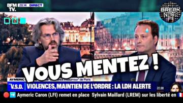 Aymeric Caron (LFI) atomise un député Macroniste sur les libertés en France
