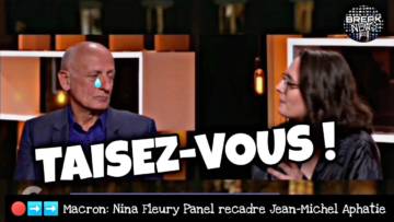 Macron: Nina Fleury Panel remet en place Jean-Michel Aphatie