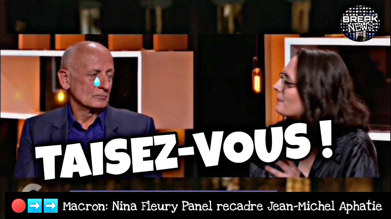 Macron: Nina Fleury Panel remet en place Jean-Michel Aphatie