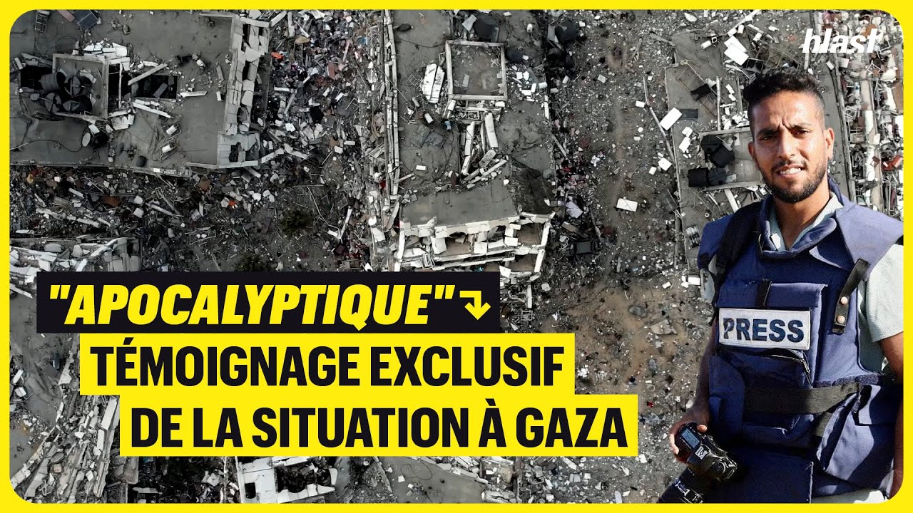 ISRAËL – PALESTINE : TÉMOIGNAGE EXCLUSIF DE LA SITUATION “APOCALYPTIQUE” À GAZA