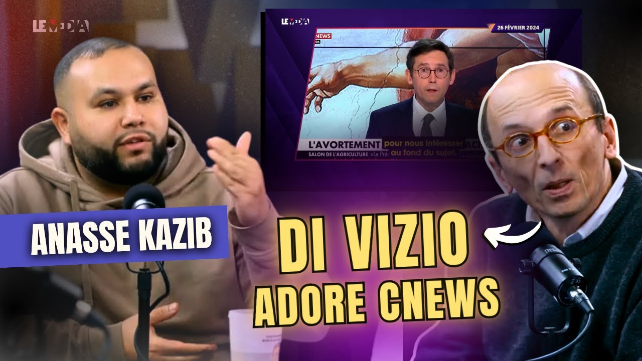 CNEWS – Anasse Kazib recadre Fabrice DI VIZIO sur l’influence de Bolloré | Le Media