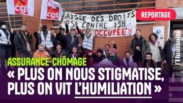 Assurance-chômage : des militants CGT occupent une agence France Travail