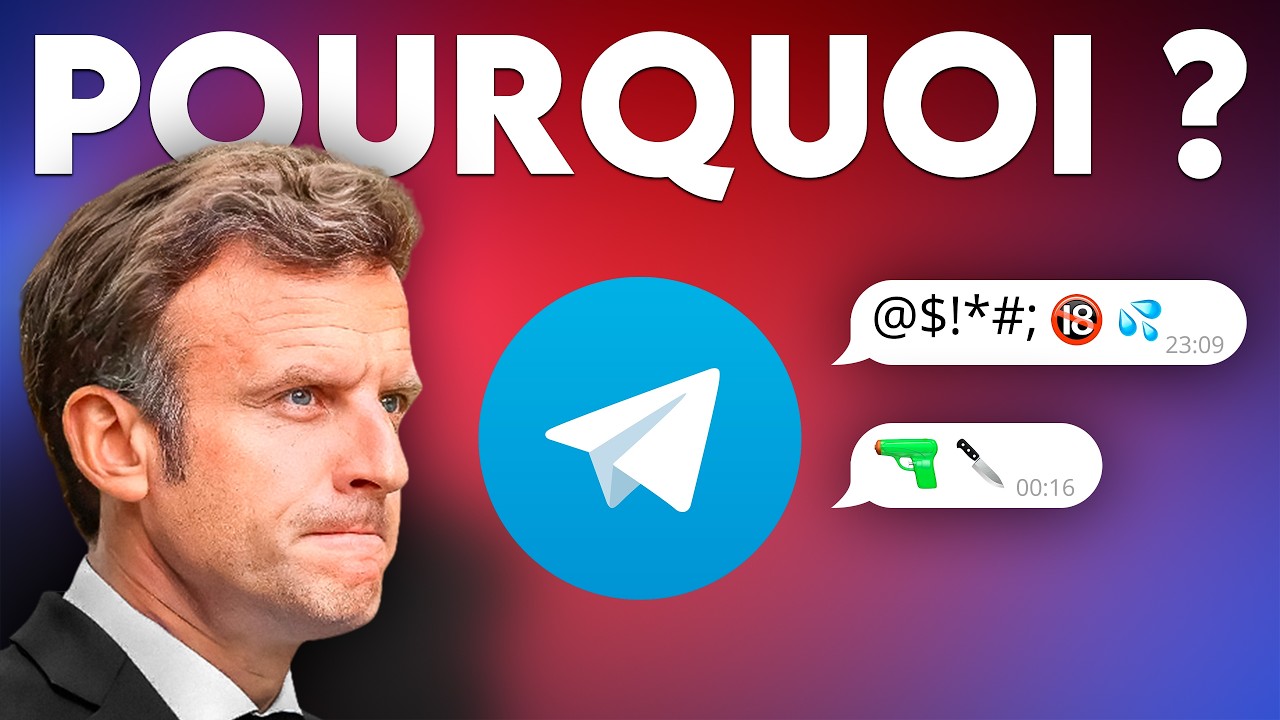 La France arrête le patron de Telegram, Macron est accusé et réagit