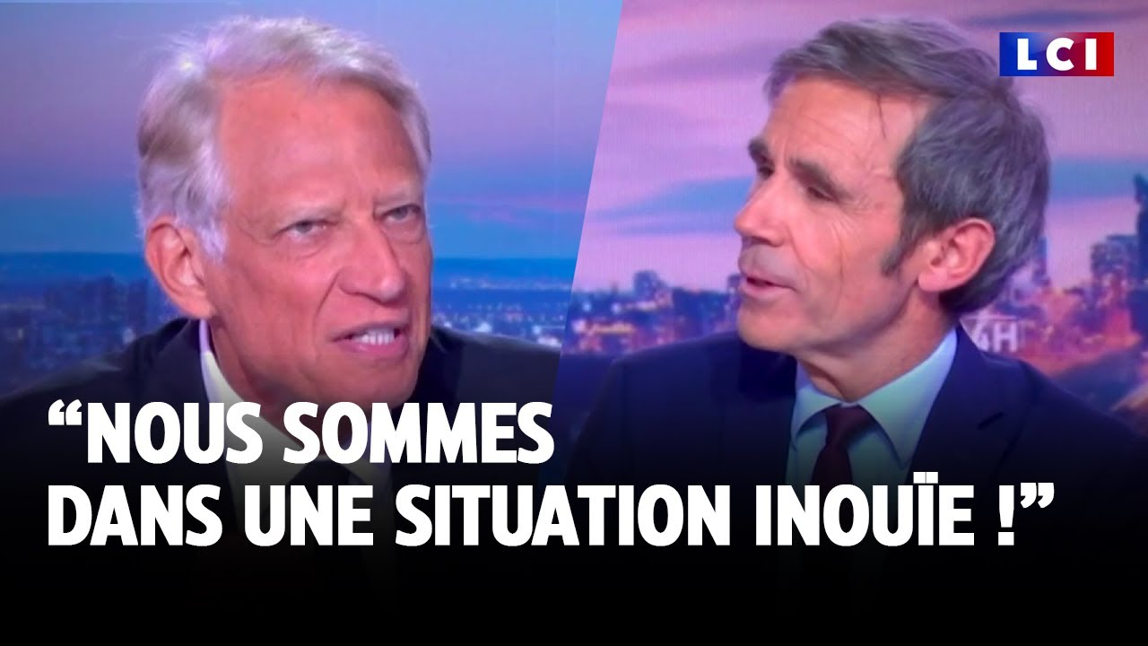 “Nous sommes dans une situation inouïe !” Dominique de Villepin