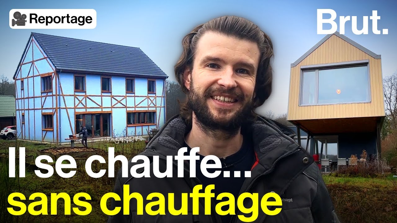 Il a construit une maison de 240 m² sans chauffage… et une autre en paille aussi performante !