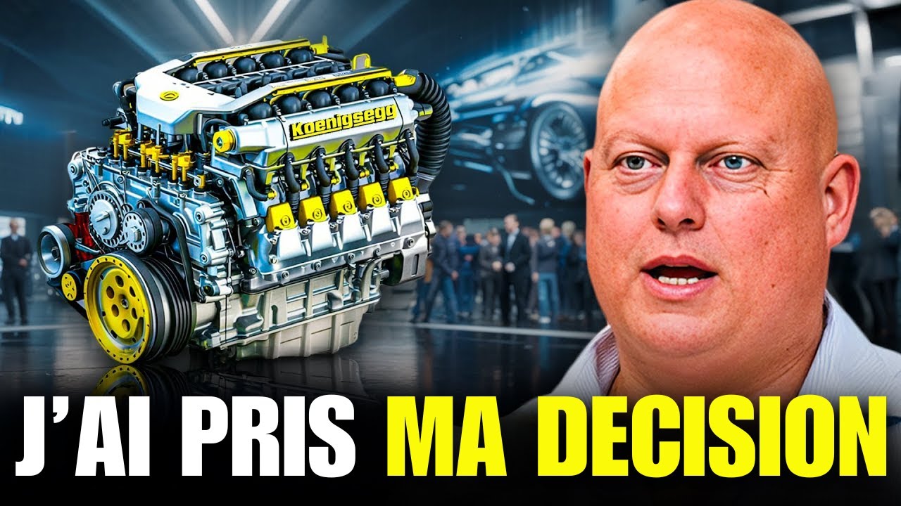 PDG Koenigsegg (Suède) : « Ce moteur va ÉCRASER toutes les voitures électriques en 2025 ! »